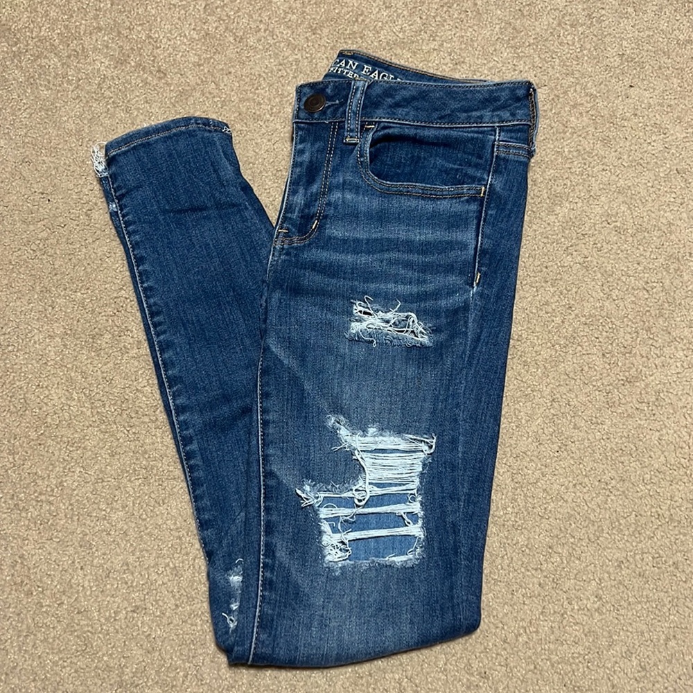 American Eagle super super stretch x jeggings. Regular length.